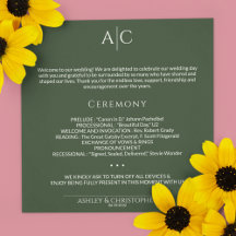 シンプルダークモス緑モノグラム結婚式