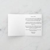 シンプルダークレッド写真バレンタインデー折り シーズンカード (内部)