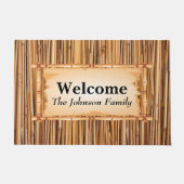 シンプルチキ竹 ドアマット (正面)