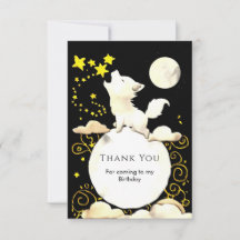 シンプルチャームウルフバースデー