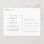 シンプルチャーム日付の保存 案内ポストカード (裏面)