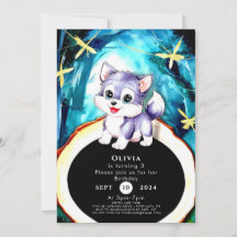 シンプルチャーム オオカミの誕生日