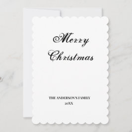 シンプルテキストミニマルのクリスマスのパーソナライズを追加