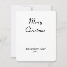 シンプルテキストミニマルのクリスマスのパーソナライズを追加