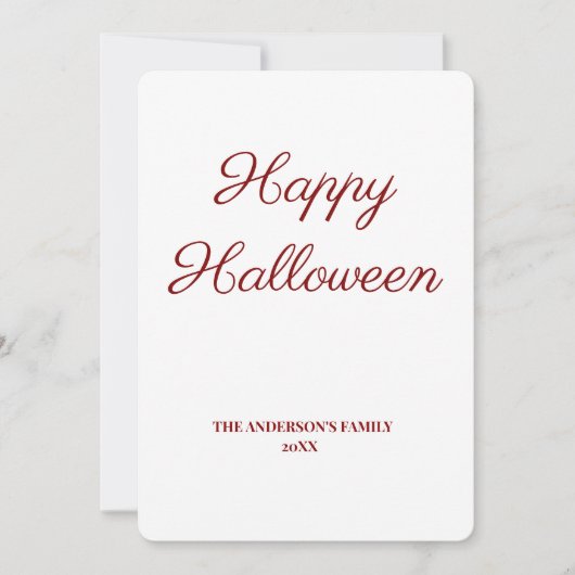 シンプルテキストミニマルのハロウィンの追加 (正面)