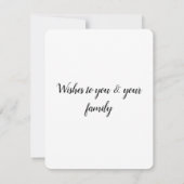 シンプルテキストミニマルのハロウィンの追加 (裏面)