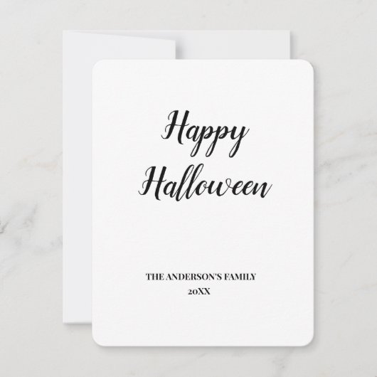 シンプルテキストミニマルのハロウィンの追加 (正面)