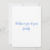 シンプルテキストミニマルのハロウィンの追加 サンキューカード (裏面)