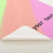 シンプルテキストミニマルモノグラム写真共有を追加する シェルパブランケット (3/4)