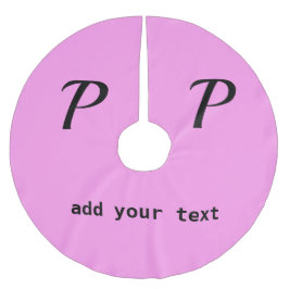 シンプルテキストミニマルモノグラム写真brusの追加 ブラッシュドポリエステルツリースカート