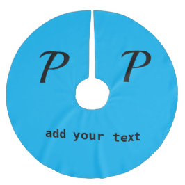 シンプルテキストミニマルモノグラム写真brusの追加 ブラッシュドポリエステルツリースカート