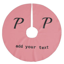 シンプルテキストミニマルモノグラム写真brusの追加 ブラッシュドポリエステルツリースカート