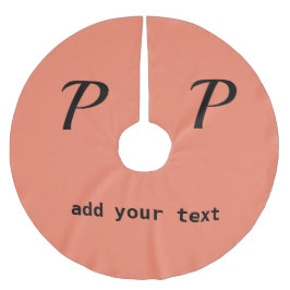 シンプルテキストミニマルモノグラム写真brusの追加 ブラッシュドポリエステルツリースカート