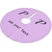 シンプルテキストミニマルモノグラム写真brusの追加 ブラッシュドポリエステルツリースカート (アングル)