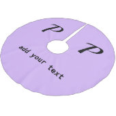 シンプルテキストミニマルモノグラム写真brusの追加 ブラッシュドポリエステルツリースカート (アングル)