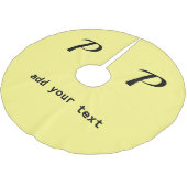 シンプルテキストミニマルモノグラム写真brusの追加 ブラッシュドポリエステルツリースカート (アングル)