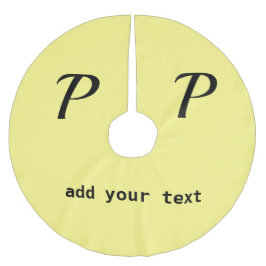 シンプルテキストミニマルモノグラム写真brusの追加 ブラッシュドポリエステルツリースカート