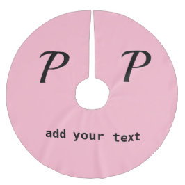 シンプルテキストミニマルモノグラム写真brusの追加 ブラッシュドポリエステルツリースカート