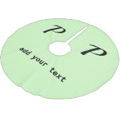 シンプルテキストミニマルモノグラム写真brusの追加 ブラッシュドポリエステルツリースカート (アングル)