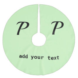 シンプルテキストミニマルモノグラム写真brusの追加 ブラッシュドポリエステルツリースカート