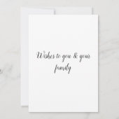 シンプルテキストミニマル誕生日カードの追加 (裏面)