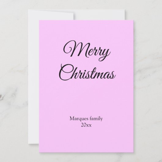 シンプルテキスミニマルトのクリスマスカーを追加 (正面)