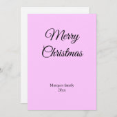 シンプルテキスミニマルトのクリスマスカーを追加 (正面/裏面)