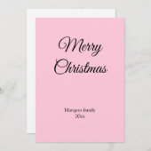 シンプルテキスミニマルトのクリスマスカーを追加 (正面/裏面)