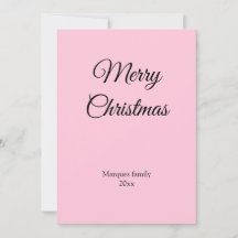 シンプルテキスミニマルトのクリスマスカーを追加