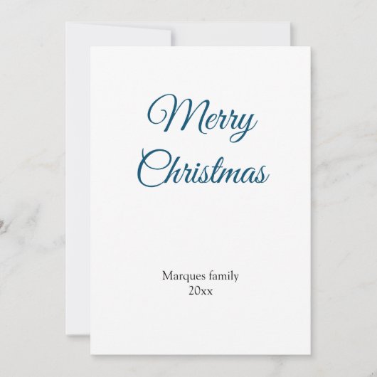 シンプルテキスミニマルトのクリスマスカーを追加 (正面)