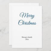 シンプルテキスミニマルトのクリスマスカーを追加 (正面/裏面)