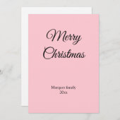 シンプルテキスミニマルトのクリスマスカーを追加 (正面/裏面)