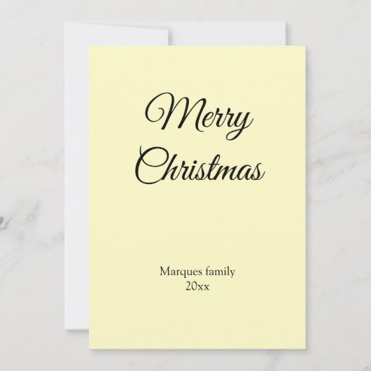 シンプルテキスミニマルトのクリスマスカーを追加 (正面)