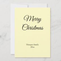 シンプルテキスミニマルトのクリスマスカーを追加