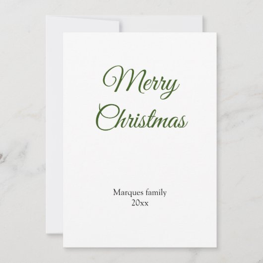 シンプルテキスミニマルトのクリスマスカーを追加 (正面)