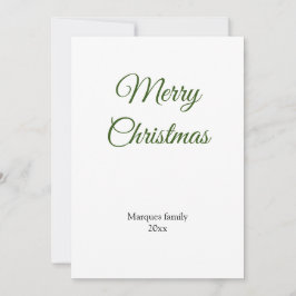 シンプルテキスミニマルトのクリスマスカーを追加