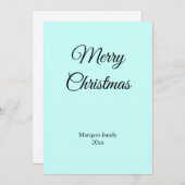 シンプルテキスミニマルトのクリスマスカーを追加 (正面/裏面)