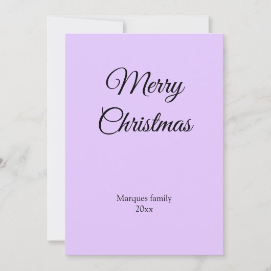 シンプルテキスミニマルトのクリスマスカーを追加 (正面)