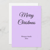 シンプルテキスミニマルトのクリスマスカーを追加 (正面/裏面)