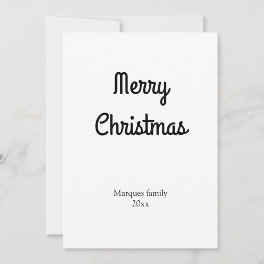 シンプルテキスミニマルトのクリスマスカーを追加 (正面)