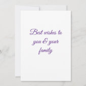 シンプルテキスミニマルトのクリスマスカーを追加 (裏面)