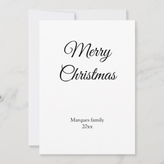 シンプルテキスミニマルトのクリスマスカーを追加 (正面)