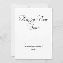 シンプルテキスミニマルトの追加年賀状