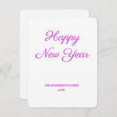 シンプルテキスミニマルトの追加年賀状 (正面/裏面)