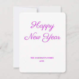 シンプルテキスミニマルトの追加年賀状