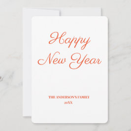 シンプルテキスミニマルトの追加年賀状