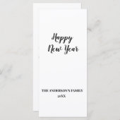 シンプルテキスミニマルトの追加年賀状 (正面/裏面)