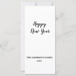 シンプルテキスミニマルトの追加年賀状