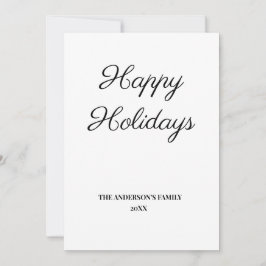 シンプルテキスミニマルト・ホリデー・カードの追加