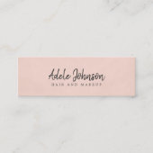 シンプルテクスエレガントチャバラ美しいコンサルタント スキニー名刺 (正面)